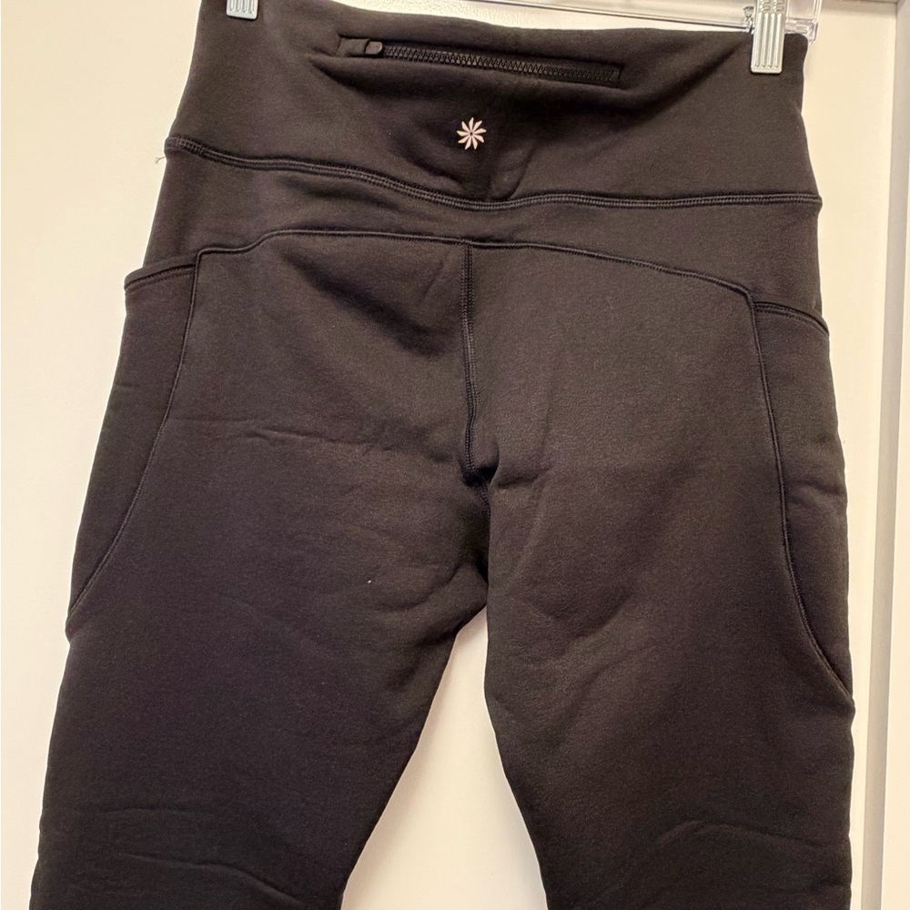 NWT Athleta fleece leggings - Picture 2 of 5